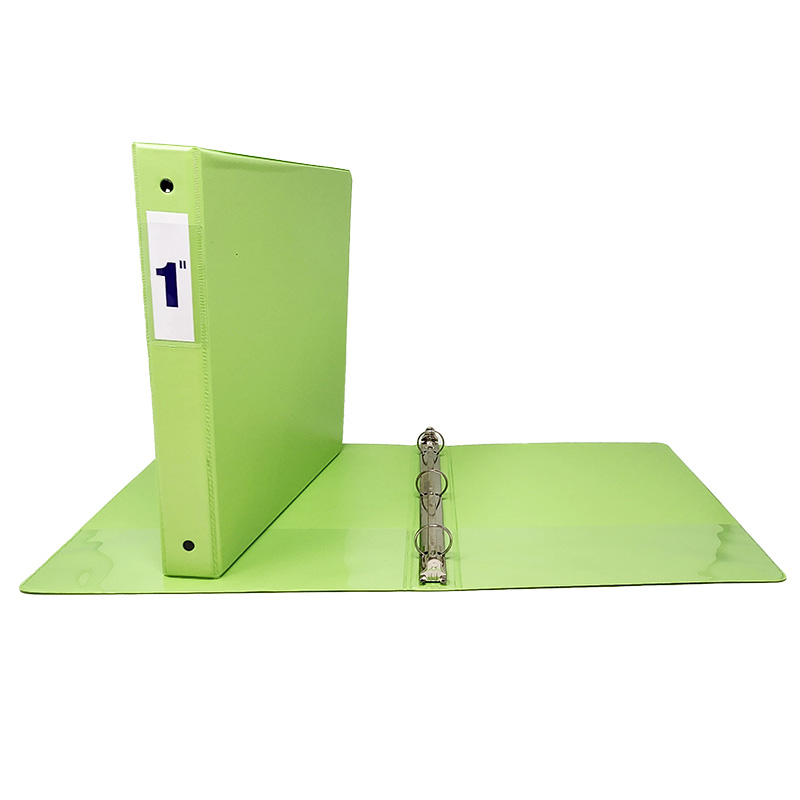 School Start D-Ring Binder (1", Green)